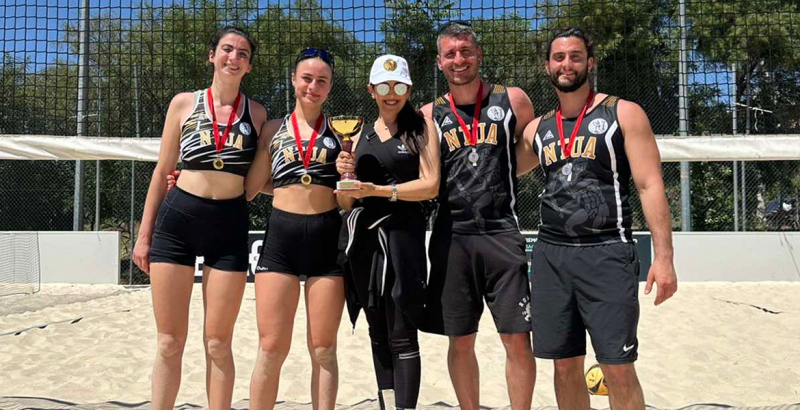 Διάκριση φοιτητών του ΕΜΠ στο Πανελλήνιο Φοιτητικό Πρωτάθλημα Beach Volley